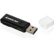 Iogear GFR305SD Compact USB 3.0 SD SDHC SDXC MicroSDXC MMC Card Reader/Writer