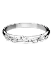 Swarovski Imber Mixed Cut Swarovski Crystal Bangle Bracelet in Rhodium Plated