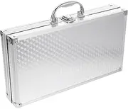 [CORHAD] Men's Aluminum Alloy Tool Box Portable Storage Case Clasp Sturdy Metal Suitcase for Briefcases