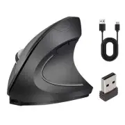 Ergonomic Vertical Wireless Rechargeable Mouse - Enhance Your Comfort and Produc