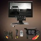 Wireless Car Rear View Kit 7" Color Monitor Parking Backup Reverse 120° Camera