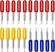 Zalizr 20PCS Replacement Cutting Blades for Cricut Explore Air 2/Air 3/Maker/Maker 3-5 Fine Point, 10 Standard, 5 Deep Point Blades - Compatible with Cricut Blades (Multicolored)