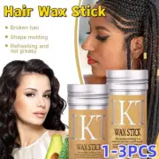 Hair Wax Stick Strong Hold Non-Greasy Slick Styling Wigs Edge Control Pomade