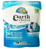 Earth Choice Triple Action Laundry Capsules Fresh Eucalyptus 28 pack