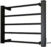 Pronti Heated Towel Rack Electric Bathroom Towel Rails Warmer Ev-90 -Black