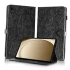 Case for Samsung Galaxy Tab A9 Plus 11 Inch 2023 Tablet Cover PU Vine-Black