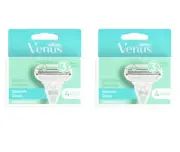 VENUS TWIN PACK! Smooth Sensitive Razor Blade Refills - 8 Count! - NEW!