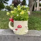 Cup Flower Pot Tabletop Ornament Small Multipurpose Decorative Creative Pen