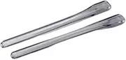 [BUBTPKPJH] Eyeglass End Tips,Silicone Socks 2 Pairs Transparent Grey Eyeglass End Tips Temple Replacement Ear Sock Pieces Tubes for Thin Metal Eyeglass Legs