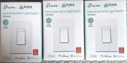 TP-Link Kasa Smart Wi-Fi Light Switches Dimmer HS220 3 Pack Work With Alexa NEW