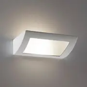 BF-8232 E27 20w Indoor Wall Light in Raw Ceramic w Frost Glass