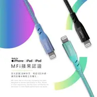 在飛比找ETMall東森購物網優惠-【MFi蘋果官方認證】USB to Lightning 快充