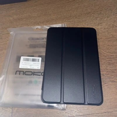 New Case For Amazon Fire 7 2022 The Front Flap Is Black & Backside Is Clear C536