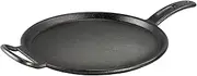 Lodge Bold 12 Inch Seasoned Cast Iron Griddle, Design-Forward Cookware,Black
