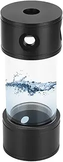 Cylinder Water Cooling Tank, YSX-6PM17 60mm Transparent Fast Cooling Water Tank, G1/4 Threads Heat Exchanger Water Cooling Reservoir Radiator for PC Computer