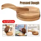 Wooden Dumpling Dough Presser Tortilla Handmade Making Mold Baking Pastry Tool