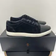 Allen Edmonds Shoes Mens 12 D Cooper Sneaker Black Suede Casual Shoe NEW in Box