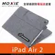 【愛瘋潮】Moxie X iPAD Air 2 SLEEVE 防電磁波可立式潑水平板保護套(織布紋洗練灰)