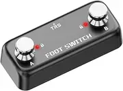 ZENWORYS Amplifier External Foot Switch Audio DUAL SWITCH Double Switch Double Pedal Momentary Switch