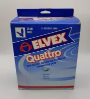 New ELVEX EP-411 Quattro Corded Reusable Blue Ear Plugs 100 ct. Made in USA