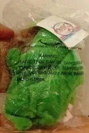 SEALED NWMT Disney FLUBBER Bean Bag w. tag 7 inch with SOUND PLUSH