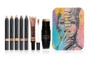 7 PC NUDESTIX Euphoric Nudes Festival Palette Set Eye & Lip Color + Highlighter