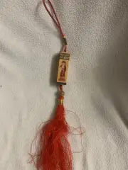 5 Pc Feng Shui Lucky Red Tassel Sequin Chinese