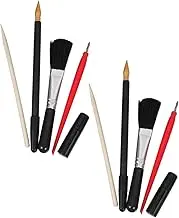 Homoyoyo 10PCS Scratch Painting Tool Set Durable Dual Tip Stylus Pens for Art Projects Multi Use Scratching Tools for Creative and Educational Applications