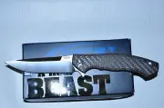 Kershaw Zero Tolerance 0452CF Plain Edge Knife large Sinkevich Carbon Fiber hdle