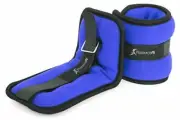 Comfort Fit 3-lb Muscle Strengthening Blue Ankle Arm & Leg Weights Set (2pk)
