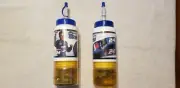 Pair Of Jeff Gordon Pepsi Racing Drinking Cups with Racing Car in bottom.