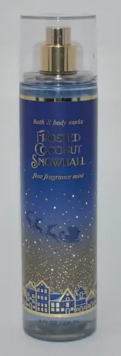 1 BATH & BODY WORKS FROSTED COCONUT SNOWBALL FINE FRAGRANCE MIST BODY SPRAY 8 OZ