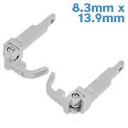 2pcs 8.3mm x 13.9mm Spring Hinge Assembly L+R Acetate Eyeglass Frame Repair Part