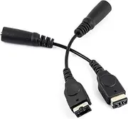 2 Pack 3.5MM Headphone Earphone Jack Adapter Cord Cable for Gameboy Advance SP GBA SP Replacement