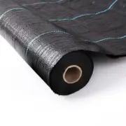 3.66m x 50m Weedmat Weed Control Mat Woven Fabric Gardening Plant PE
