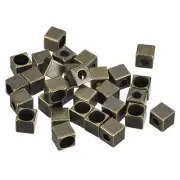 30pcs Bell Metal Cord Rope Locks Fastener Cord Ends Stopper, Copper