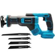 Cordless Reciprocating Saw for Wood & Metal Cutting | 4 Blades | Fits Makita 18V