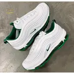 韓國代購 NIKE AIR MAX 97 "PINE GREEN" 綠白 休閒鞋 子彈頭 DH0271-100