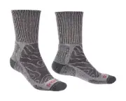 Bridgedale Hike Lightweight Merino Comfort Mens Crew Socks - Grey