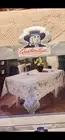 Vintage Quaker Lace "Tiffany" 70" x 90" Oval White Tablecloth New In Package