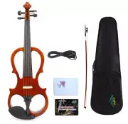 Advance 4 strings Hand Made Electric Violin Imitation rosewood Violin Case Bow