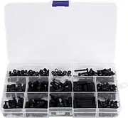 YUPVM 260PCS M3 Male Female Nylon Hex Spacer Standoff Screw Nut Threaded Pillar PCB Motherboard Assorted Assortment Kit