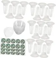 BESPORTBLE Indoor Plant Growing Kit Complete Hydroponic System Micro Humidity Tray Mason Jar Sprouter Set