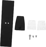 jojofuny Sneeze Guard Support Clamps for Office Desk Partition Aluminum Alloy Divider Bracket with Base for Acrylic Panels Easy No Drill Installation for Private Workspace