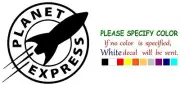 Futurama Planet Express Adhesive Vinyl Decal Sticker Car Truck Window Bumper 6"