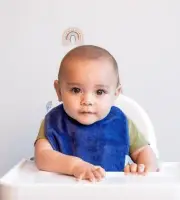 Brolly Sheets Extra Absorbent Toddler Bib (Navy) - 30cm