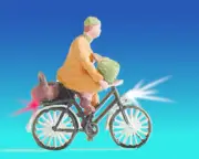 Noch 17570 HO/OO Gauge Cyclist with 2 Illuminated Lights