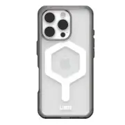 Plyo MagSafe Apple iPhone 16 Pro Max (6.9") Case - Ash/White (114481113141), 16ft. Drop Protection (4.8M), Armored Shell, Air -Soft Corners 114481113141
