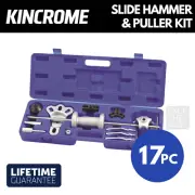 17PC Slide Hammer Tool Kit Dent Puller Adapter Axle Pliers Bearing Hub Auto Set