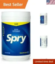 Peppermint Xylitol Chewing Gum - 550 Count for Bad Breath & Tooth Decay Defense